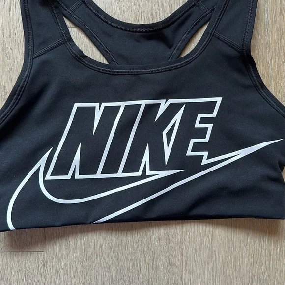 nike dri fit sports bra black size s euc - Picture 7 of 8